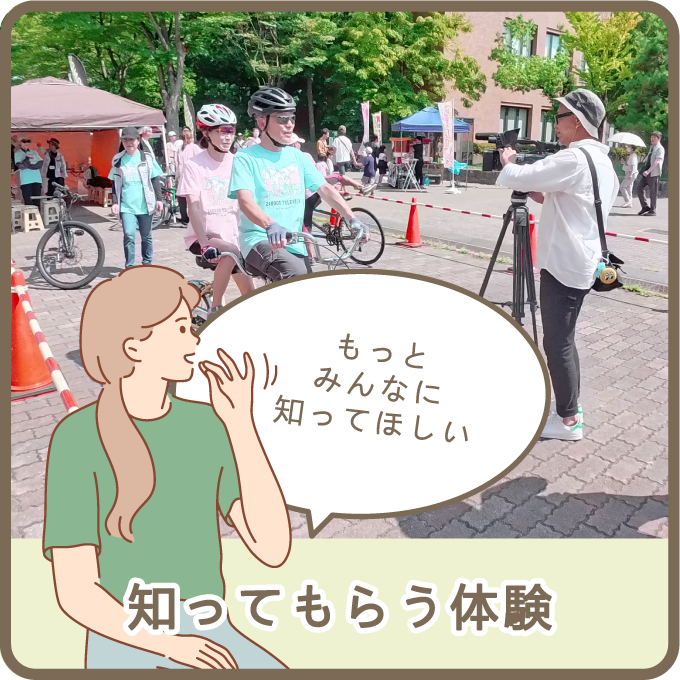 知ってもらう体験